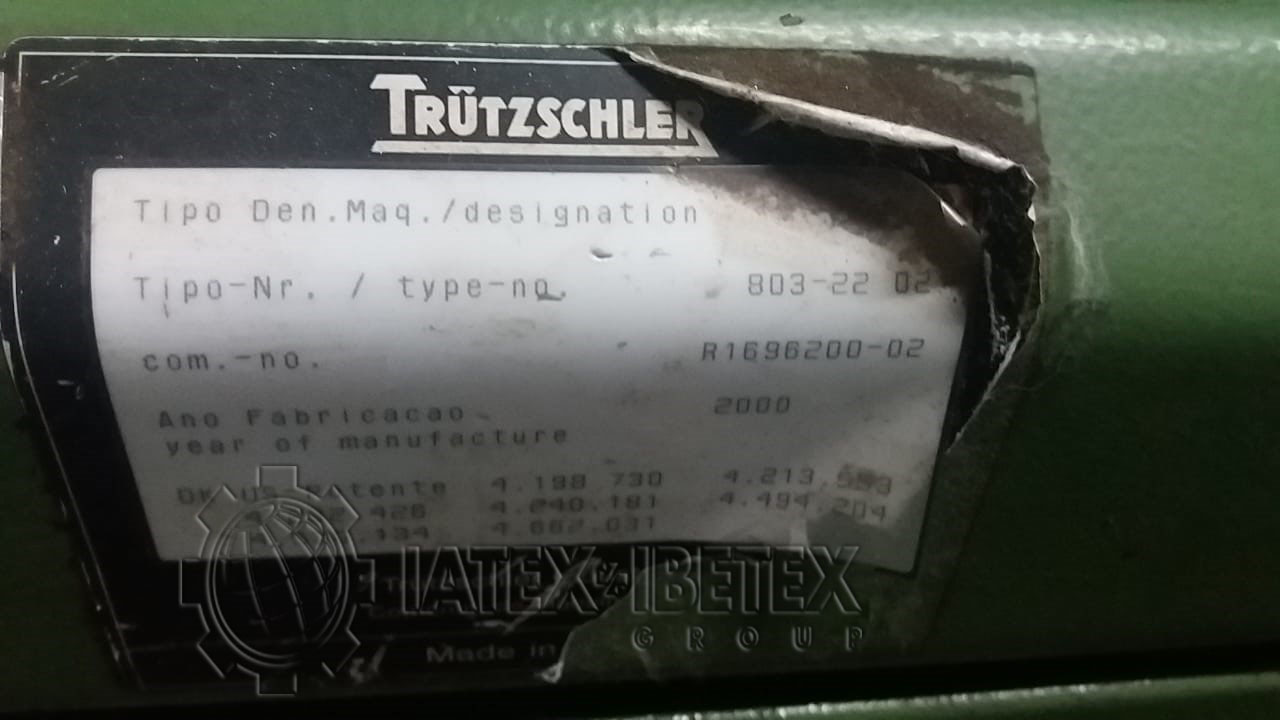 02 x Máquina de Cardas Trutzschler DK-803